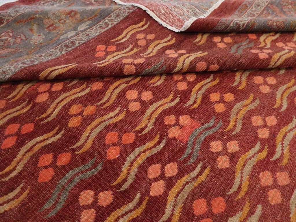 Antique Persian Mahal Room Size Carpet, No.27572 - Galerie Shabab