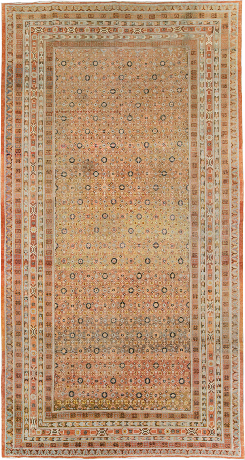 Antique East Turkestan Khotan Gallery Carpet, No.27573 - Galerie Shabab