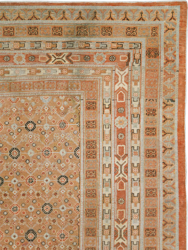 Antique East Turkestan Khotan Gallery Carpet, No.27573 - Galerie Shabab