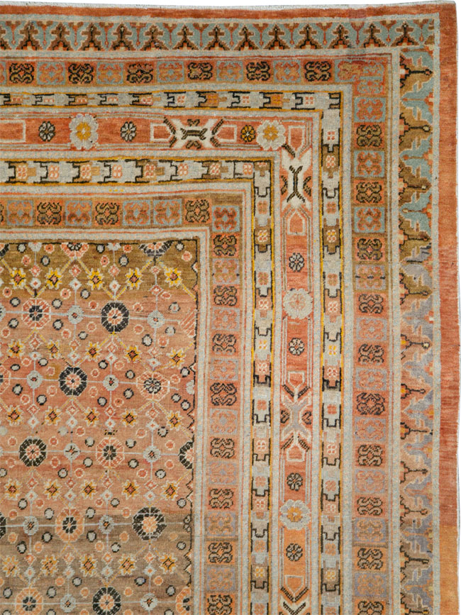 Antique East Turkestan Khotan Gallery Carpet, No.27573 - Galerie Shabab
