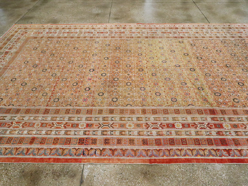 Antique East Turkestan Khotan Gallery Carpet, No.27573 - Galerie Shabab