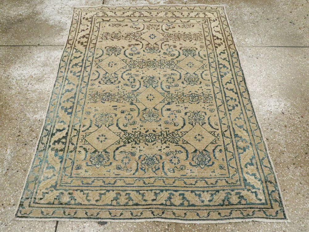Antique Persian Khorassan Throw Rug, No.27575 - Galerie Shabab