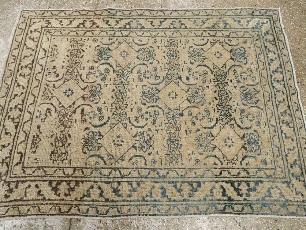 Antique Persian Khorassan Throw Rug, No.27575 - Galerie Shabab