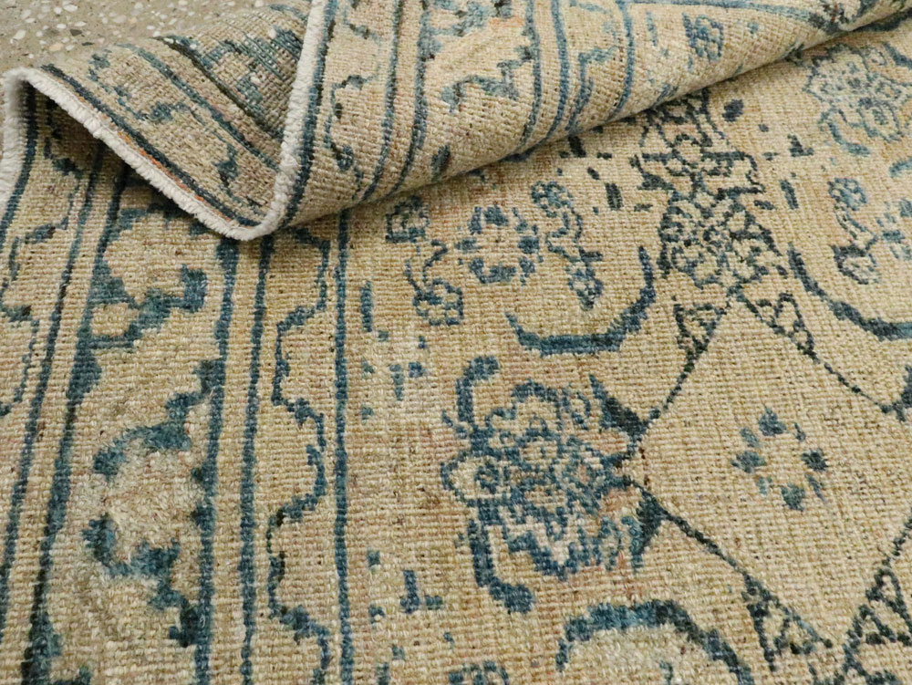 Antique Persian Khorassan Throw Rug, No.27575 - Galerie Shabab