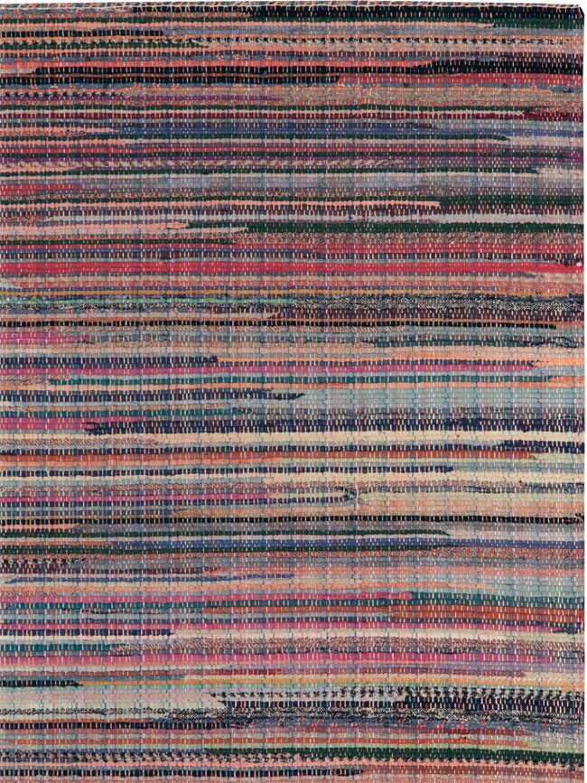 Small Vintage American Rag Rug (Pair: 2 of 2), No.27585 - Galerie Shabab