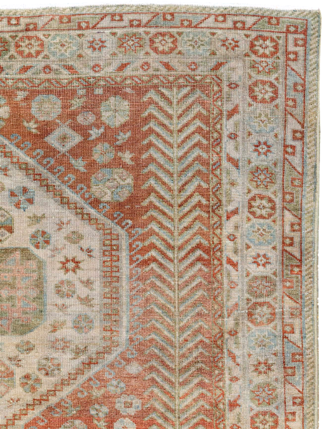 Vintage Persian Malayer Rug, No.27586 - Galerie Shabab