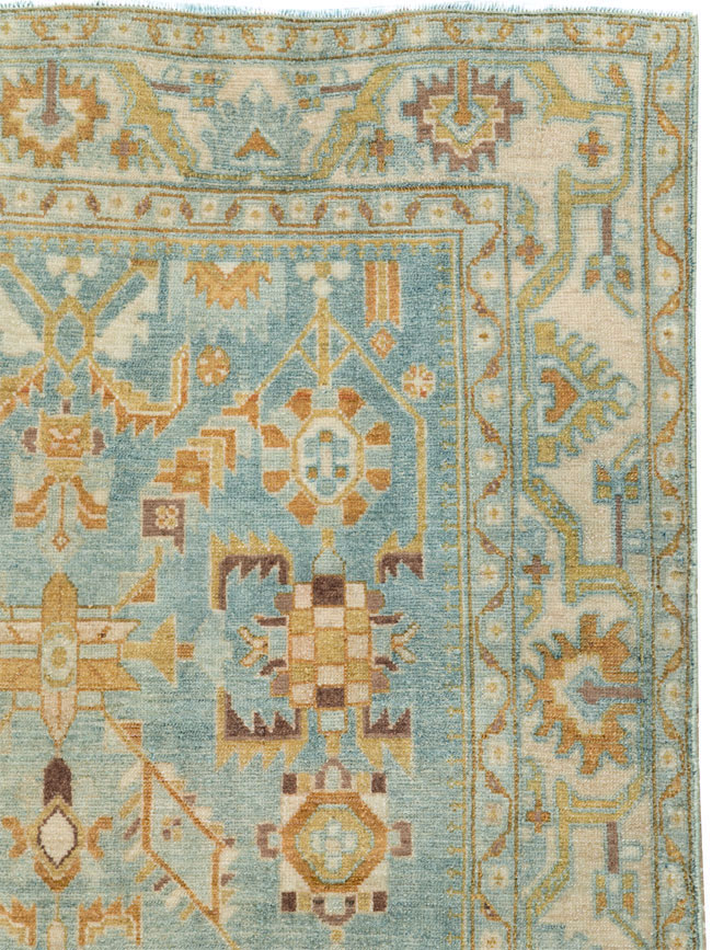 Vintage Persian Malayer Accent Rug, No.27587 - Galerie Shabab