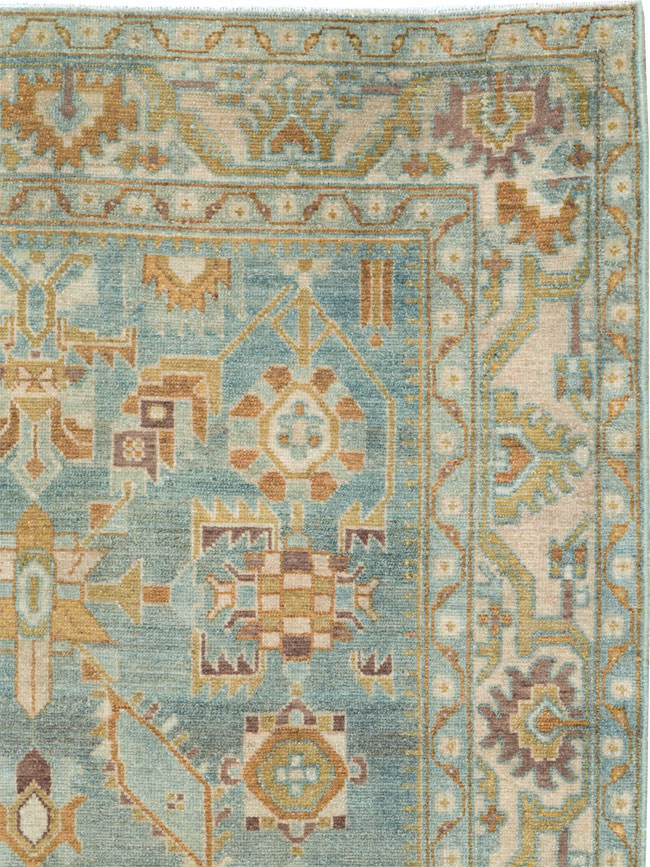 Vintage Persian Malayer Accent Rug, No.27587 - Galerie Shabab