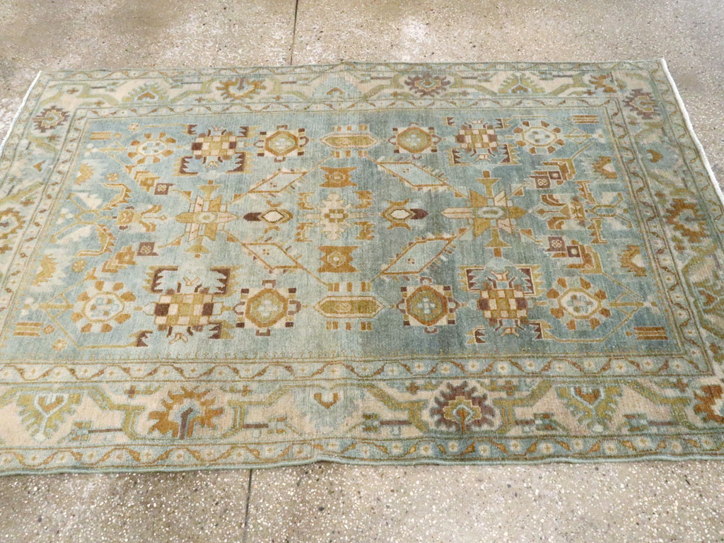 Vintage Persian Malayer Accent Rug, No.27587 - Galerie Shabab