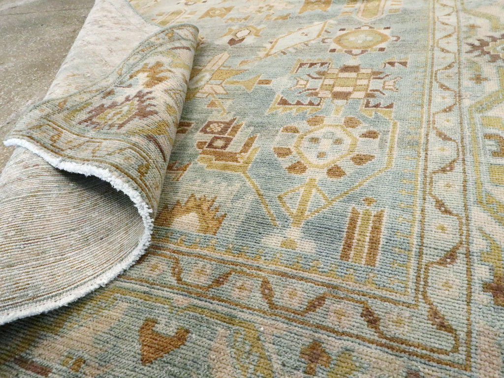 Vintage Persian Malayer Accent Rug, No.27587 - Galerie Shabab