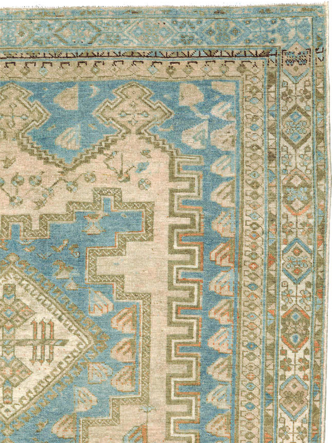 Vintage Persian Afshar Accent Rug, No.27588 - Galerie Shabab