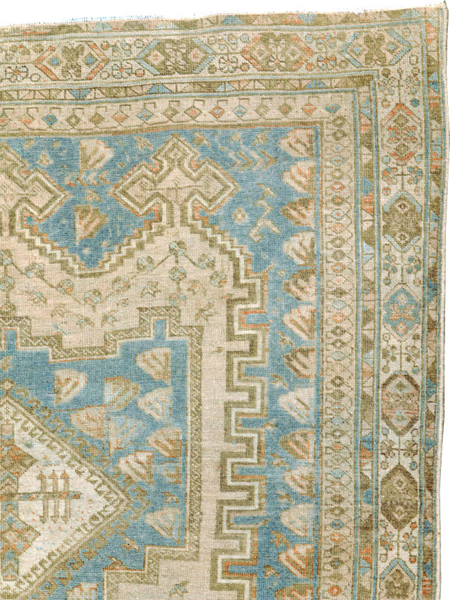 Vintage Persian Afshar Accent Rug, No.27588 - Galerie Shabab