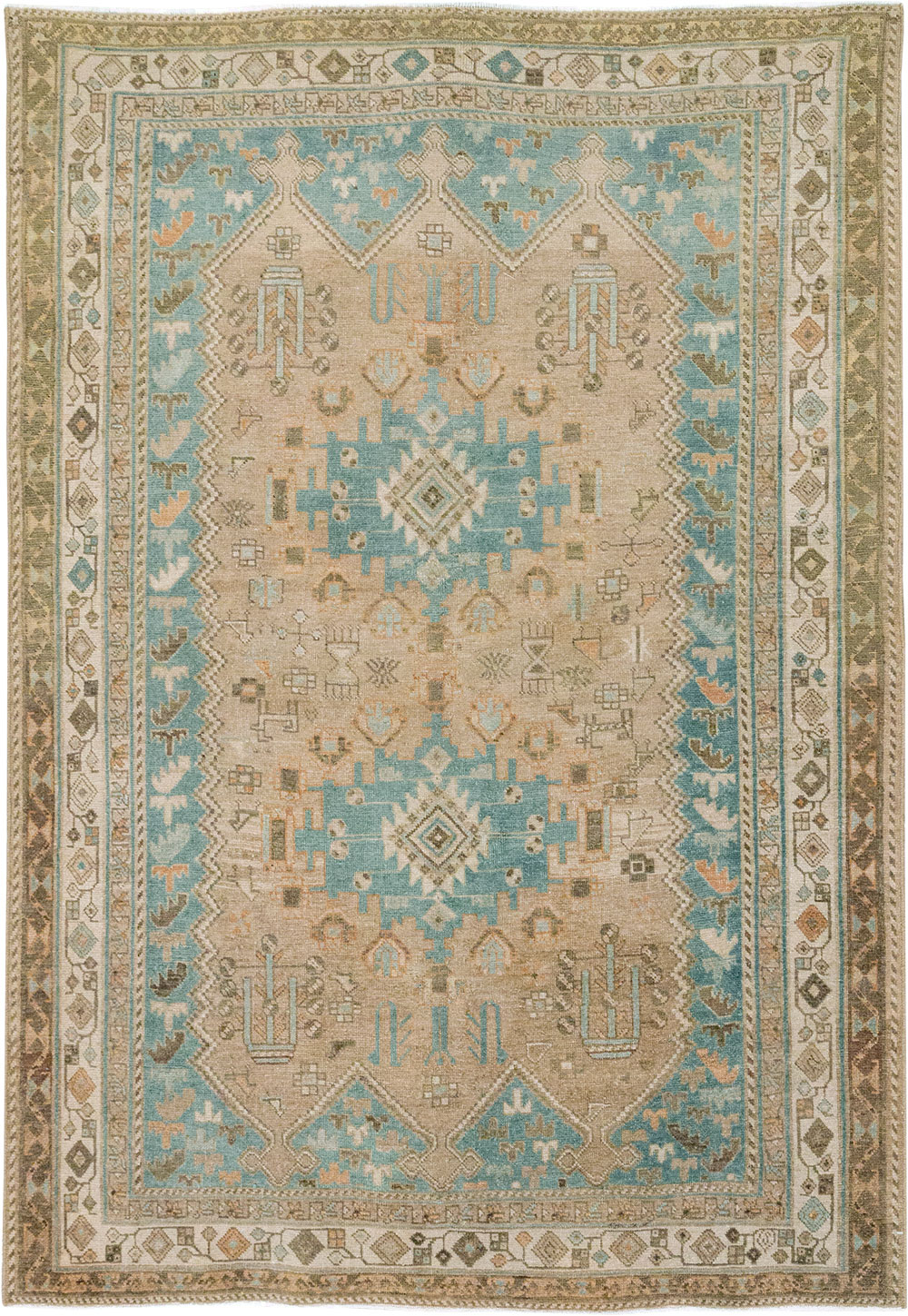 Vintage Persian Afshar Rug, No.27589 - Galerie Shabab