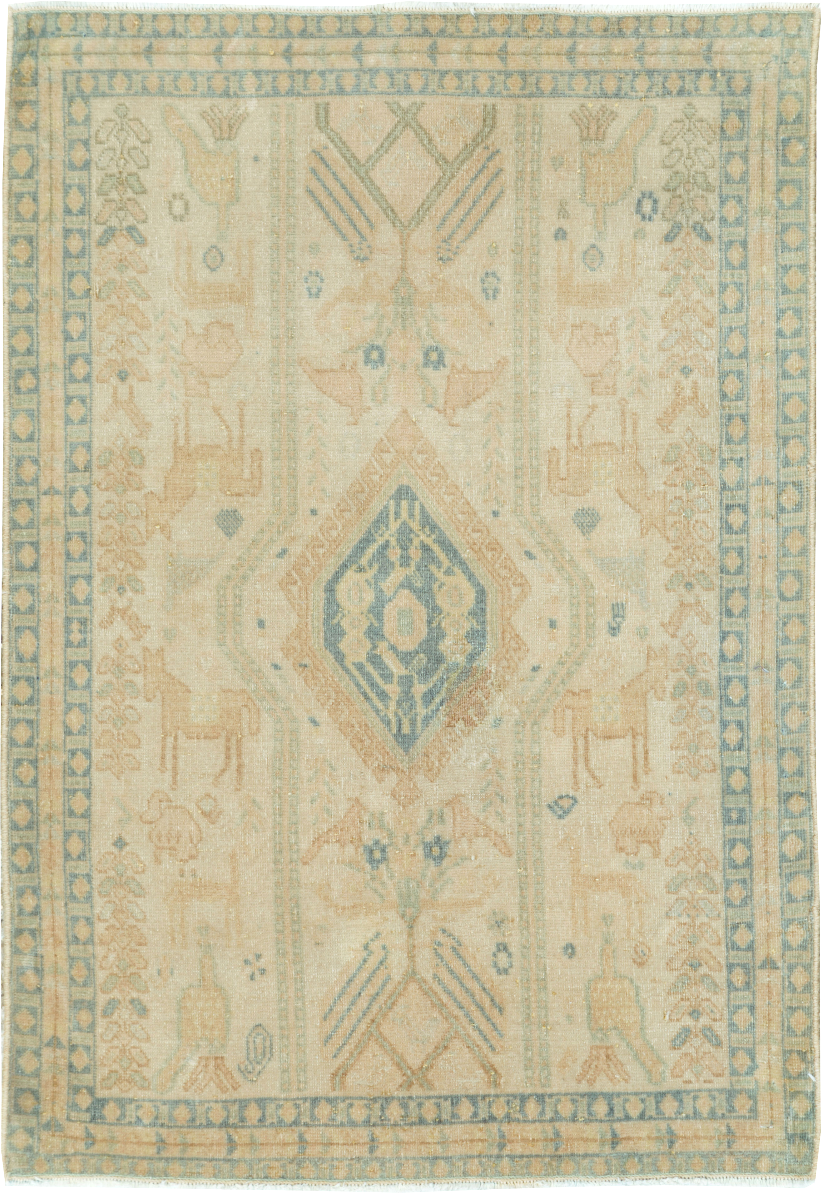 Vintage Persian Afshar Rug, No.27590 - Galerie Shabab