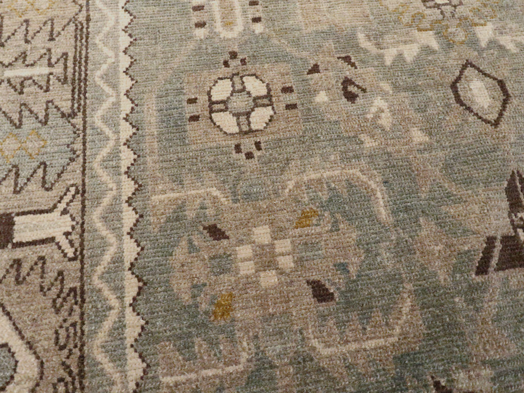 Vintage Persian Malayer Accent Rug, No.27591 - Galerie Shabab