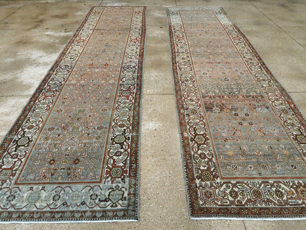 Vintage Persian Malayer Runner (Pair: 1 of 2), No.27596 - Galerie Shabab