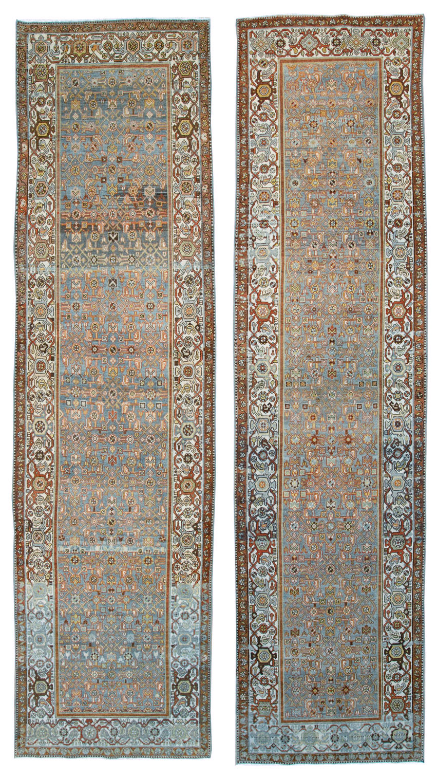 Vintage Persian Malayer Runner (Pair: 1 of 2), No.27596 - Galerie Shabab