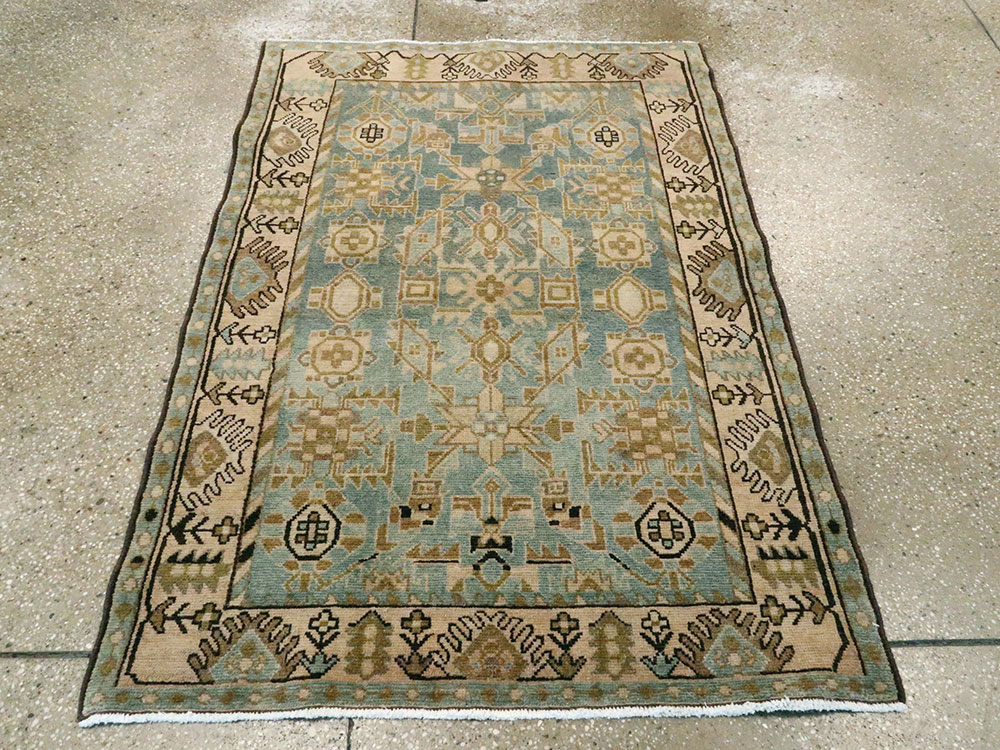 Vintage Persian Malayer Rug, No.27597 - Galerie Shabab
