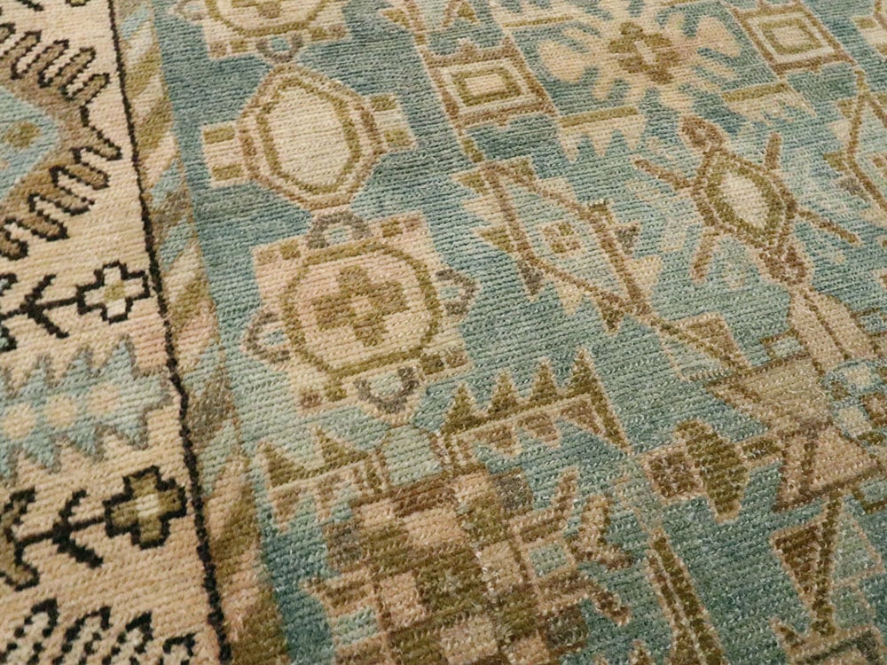 Vintage Persian Malayer Rug, No.27597 - Galerie Shabab