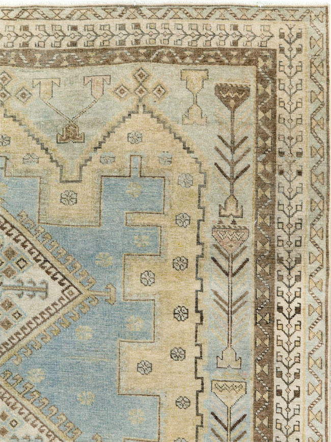 Vintage Persian Afshar Accent Rug, No.27598 - Galerie Shabab