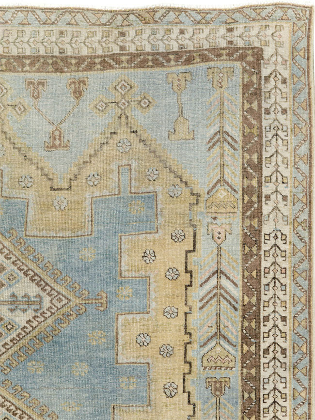 Vintage Persian Afshar Accent Rug, No.27598 - Galerie Shabab