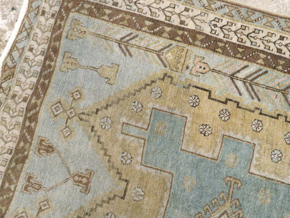 Vintage Persian Afshar Accent Rug, No.27598 - Galerie Shabab