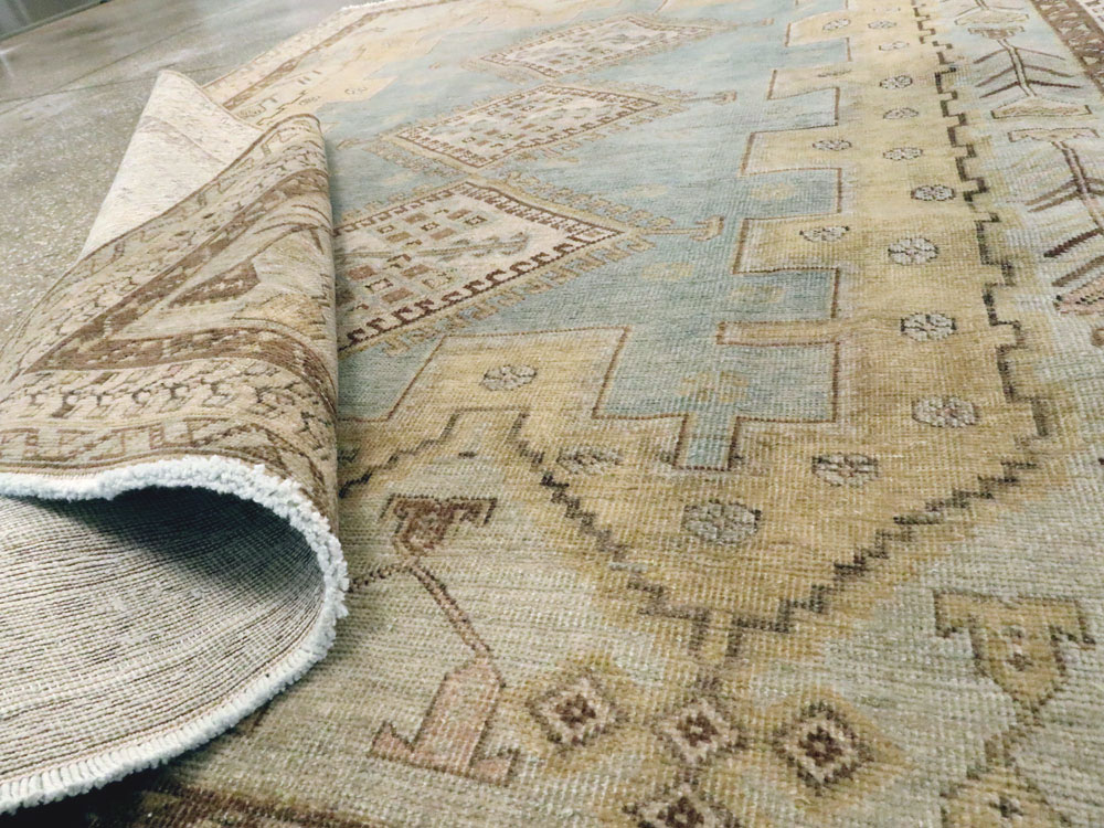 Vintage Persian Afshar Accent Rug, No.27598 - Galerie Shabab