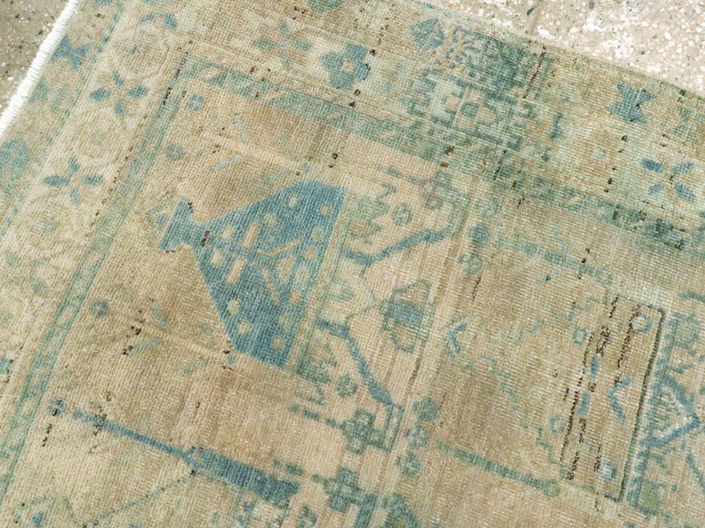 Vintage Persian Afshar Throw Rug, No.27600 - Galerie Shabab