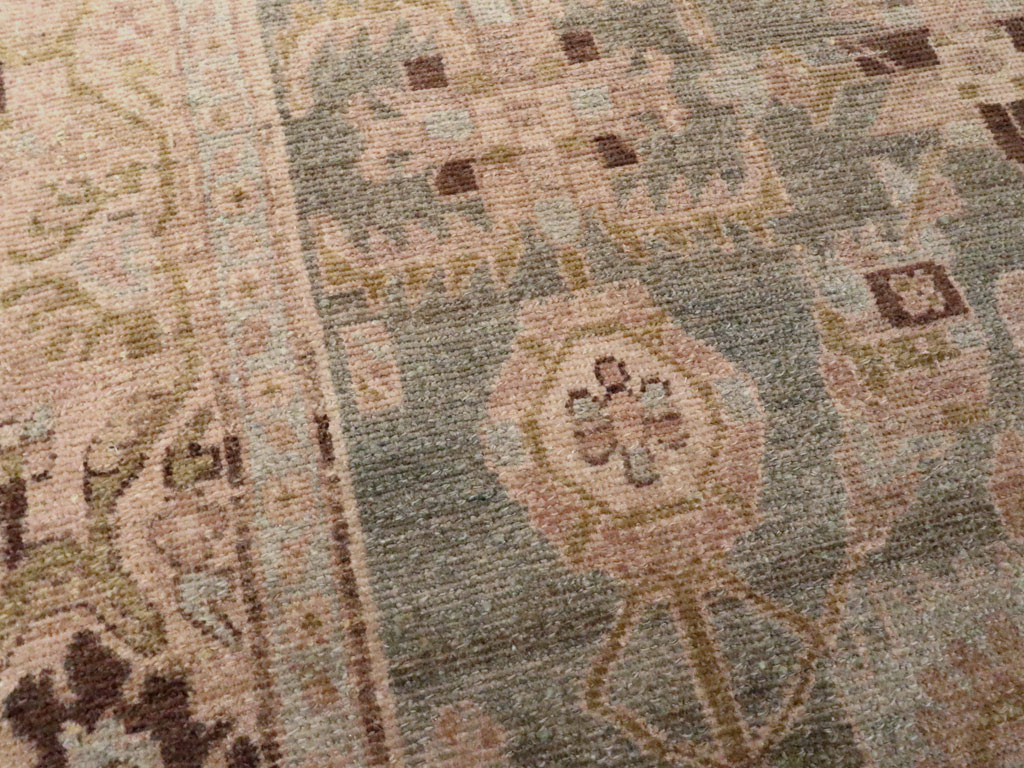 Vintage Persian Malayer Accent Rug, No.27602 - Galerie Shabab