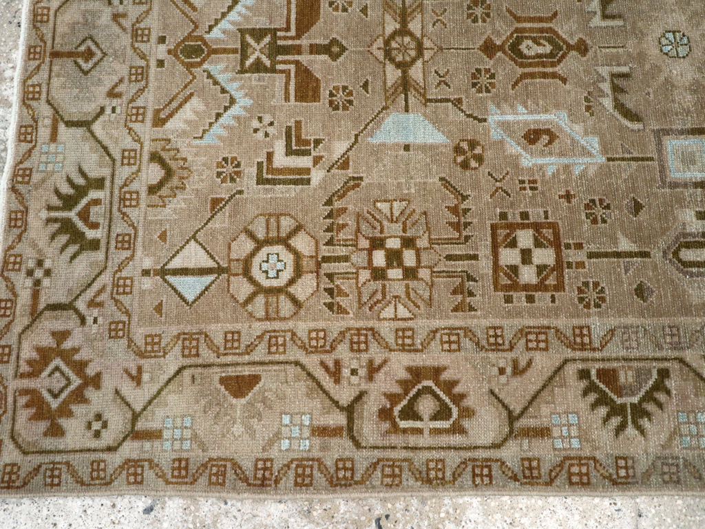 Vintage Persian Malayer Accent Rug, No.27604 - Galerie Shabab