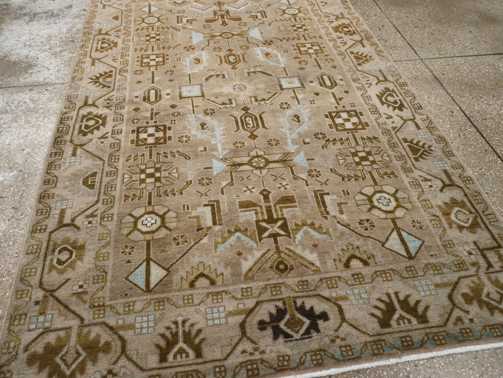 Vintage Persian Malayer Accent Rug, No.27604 - Galerie Shabab