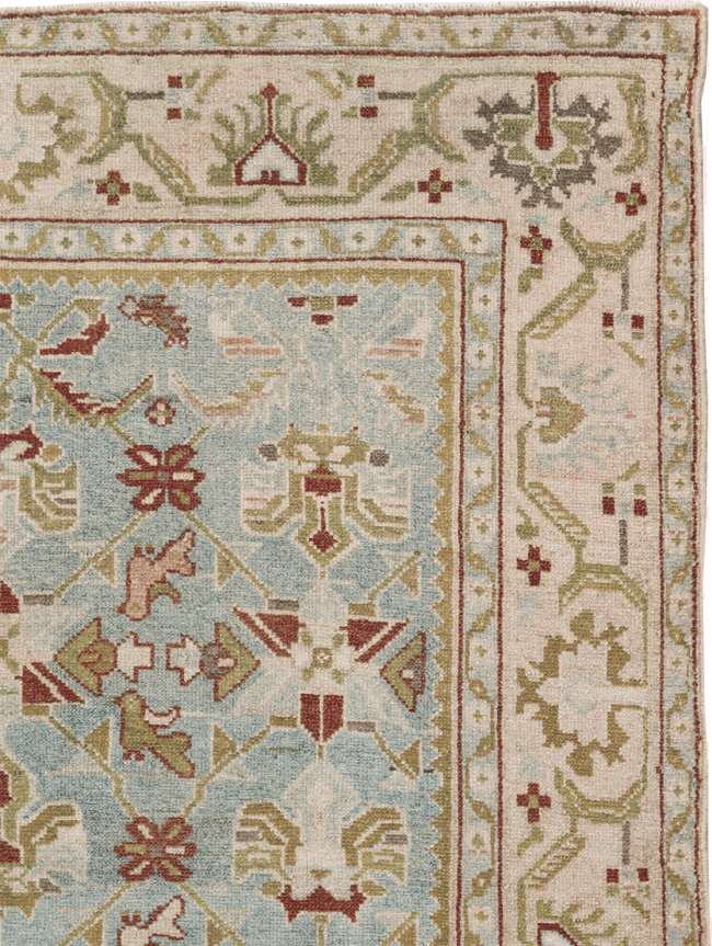 Vintage Persian Malayer Accent Rug, No.27608 - Galerie Shabab
