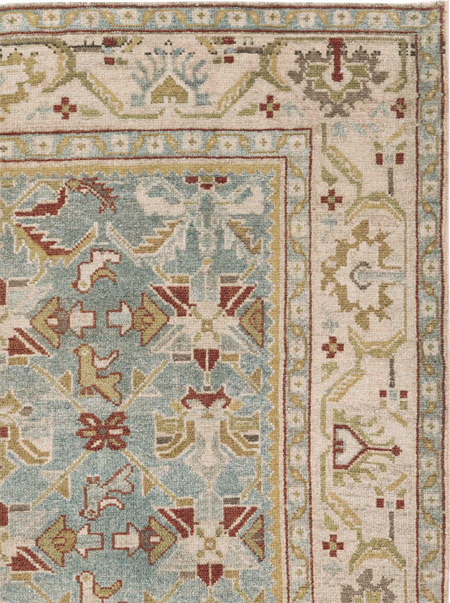 Vintage Persian Malayer Accent Rug, No.27608 - Galerie Shabab