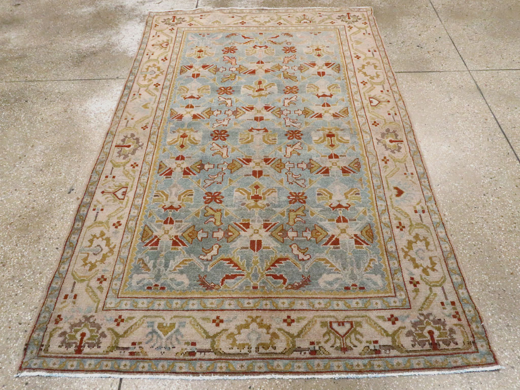 Vintage Persian Malayer Accent Rug, No.27608 - Galerie Shabab
