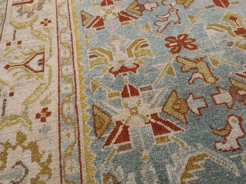 Vintage Persian Malayer Accent Rug, No.27608 - Galerie Shabab