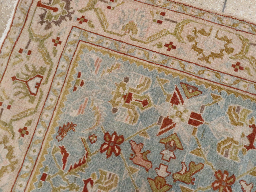 Vintage Persian Malayer Accent Rug, No.27608 - Galerie Shabab