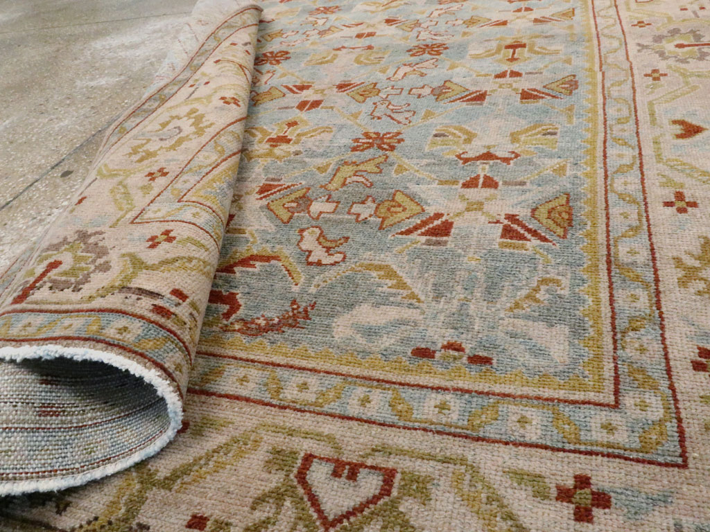 Vintage Persian Malayer Accent Rug, No.27608 - Galerie Shabab