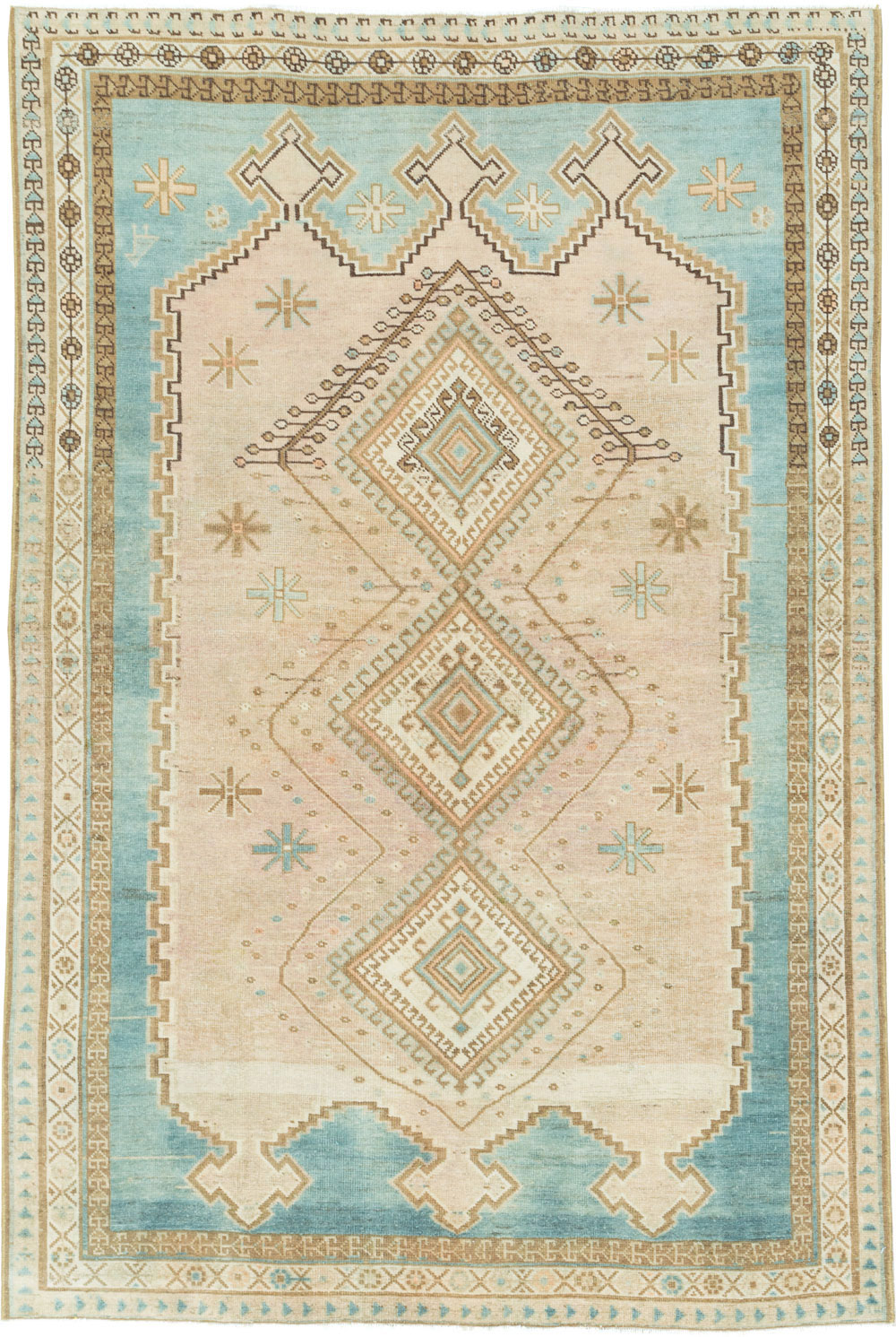 Vintage Persian Afshar Accent Rug, No.27609 - Galerie Shabab