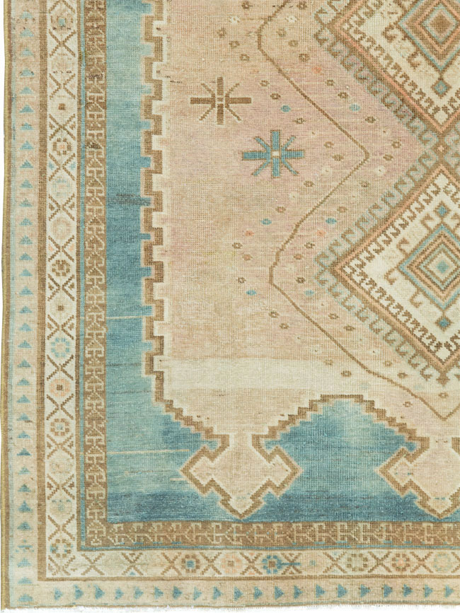 Vintage Persian Afshar Accent Rug, No.27609 - Galerie Shabab