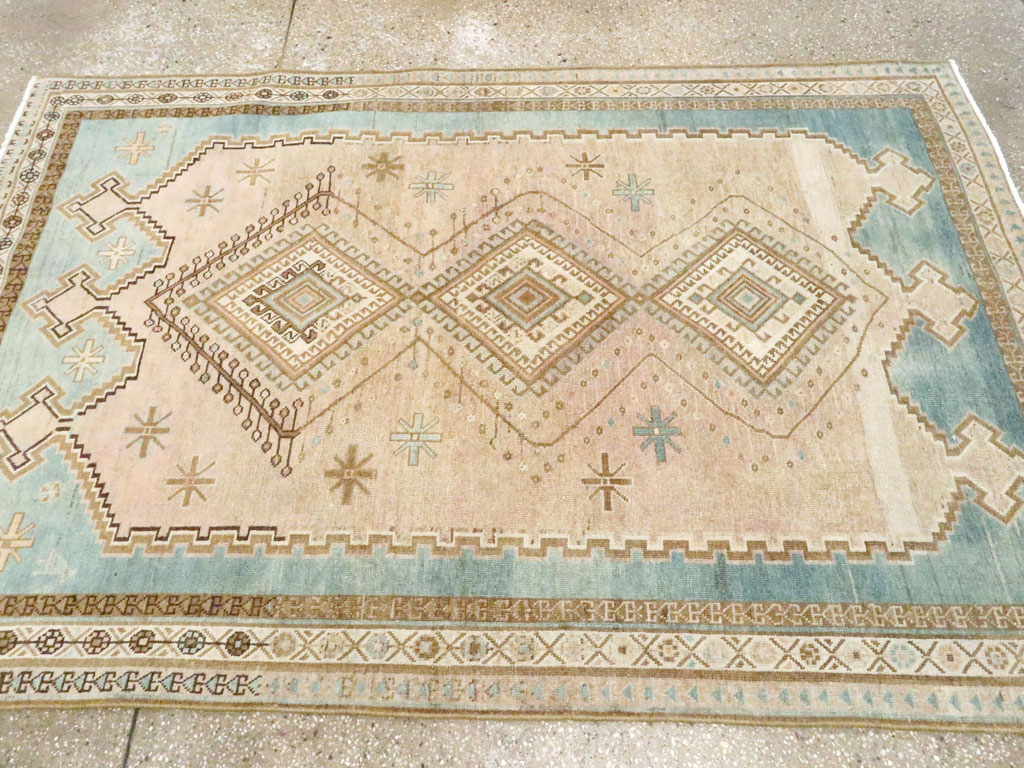 Vintage Persian Afshar Accent Rug, No.27609 - Galerie Shabab