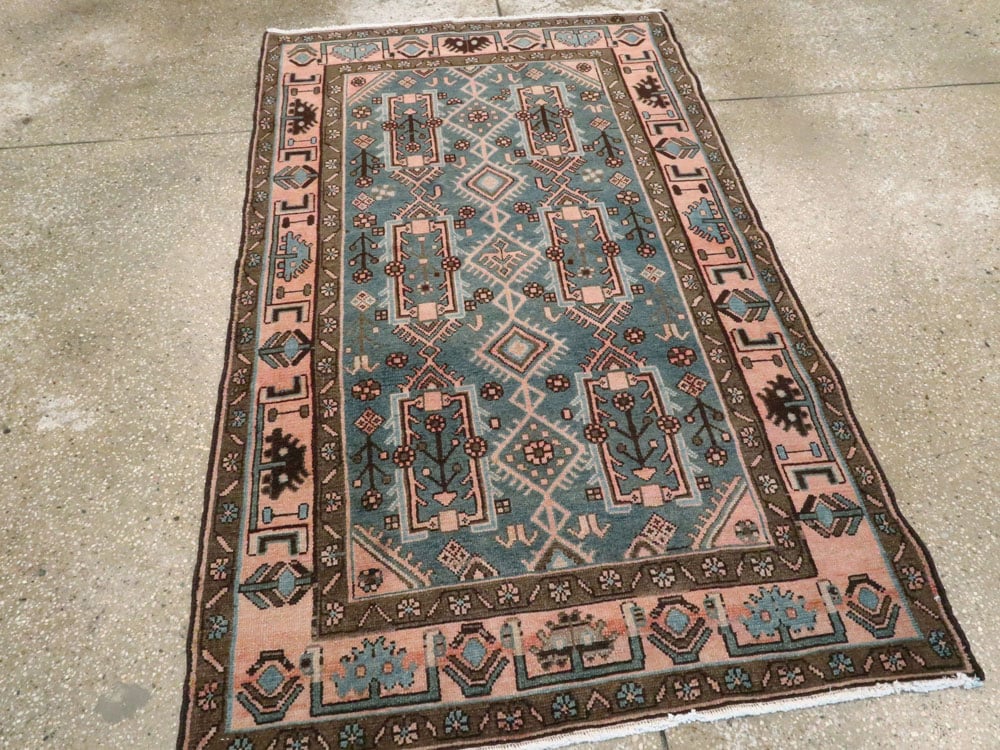 Vintage Persian Malayer Rug, No.27610 - Galerie Shabab