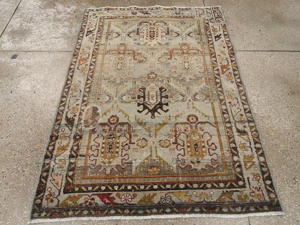 Vintage Persian Malayer Rug, No.27618 - Galerie Shabab