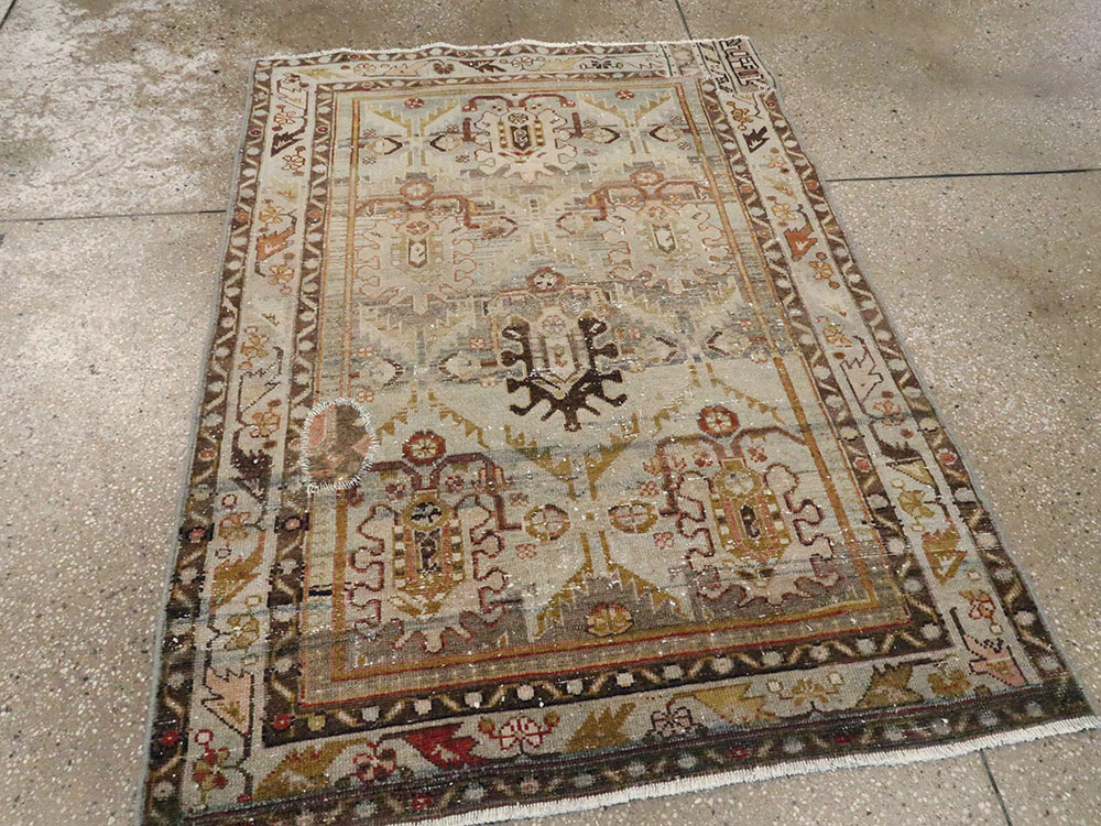 Vintage Persian Malayer Rug, No.27618 - Galerie Shabab