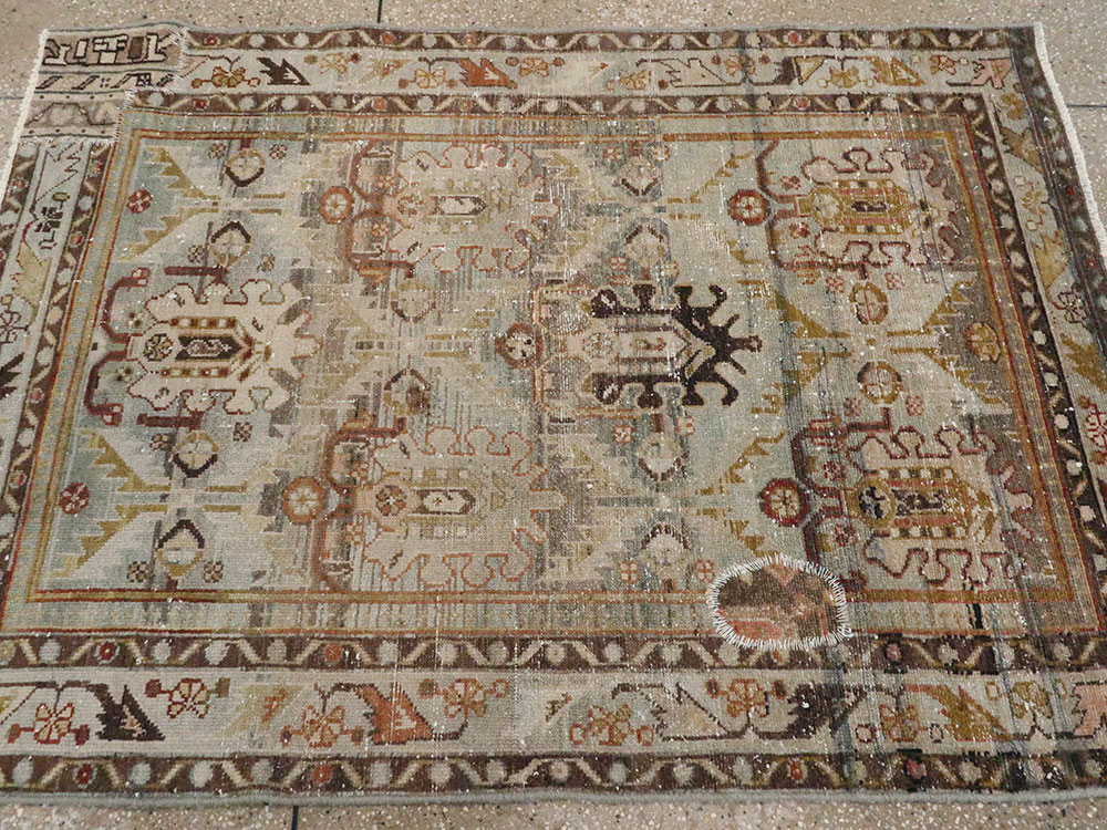 Vintage Persian Malayer Rug, No.27618 - Galerie Shabab