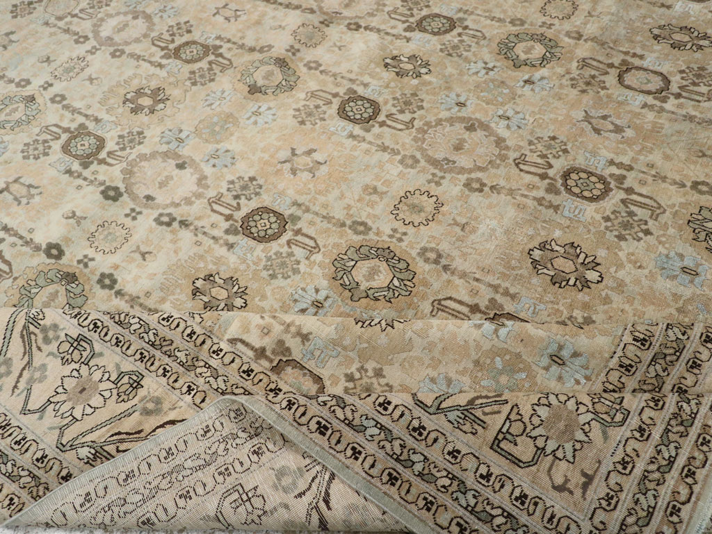 Antique Persian Tabriz Carpet, No.27620 - Galerie Shabab