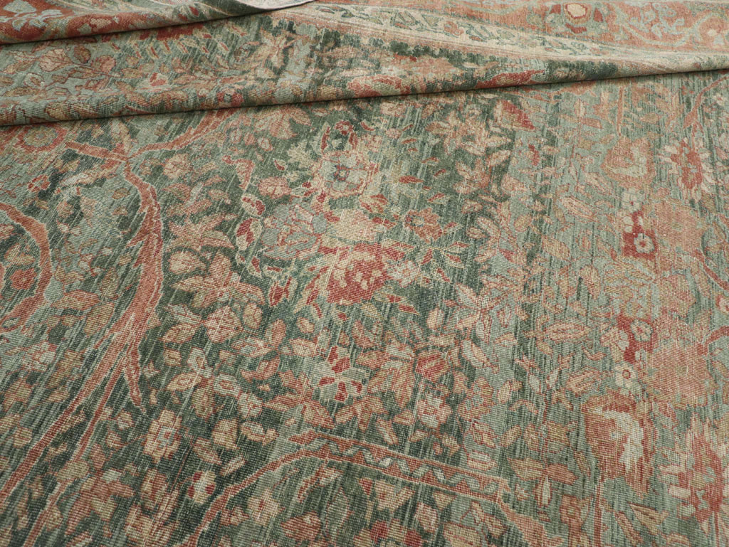 Antique Persian Mahal Long and Narrow Oversize Carpet, No.27623 - Galerie Shabab