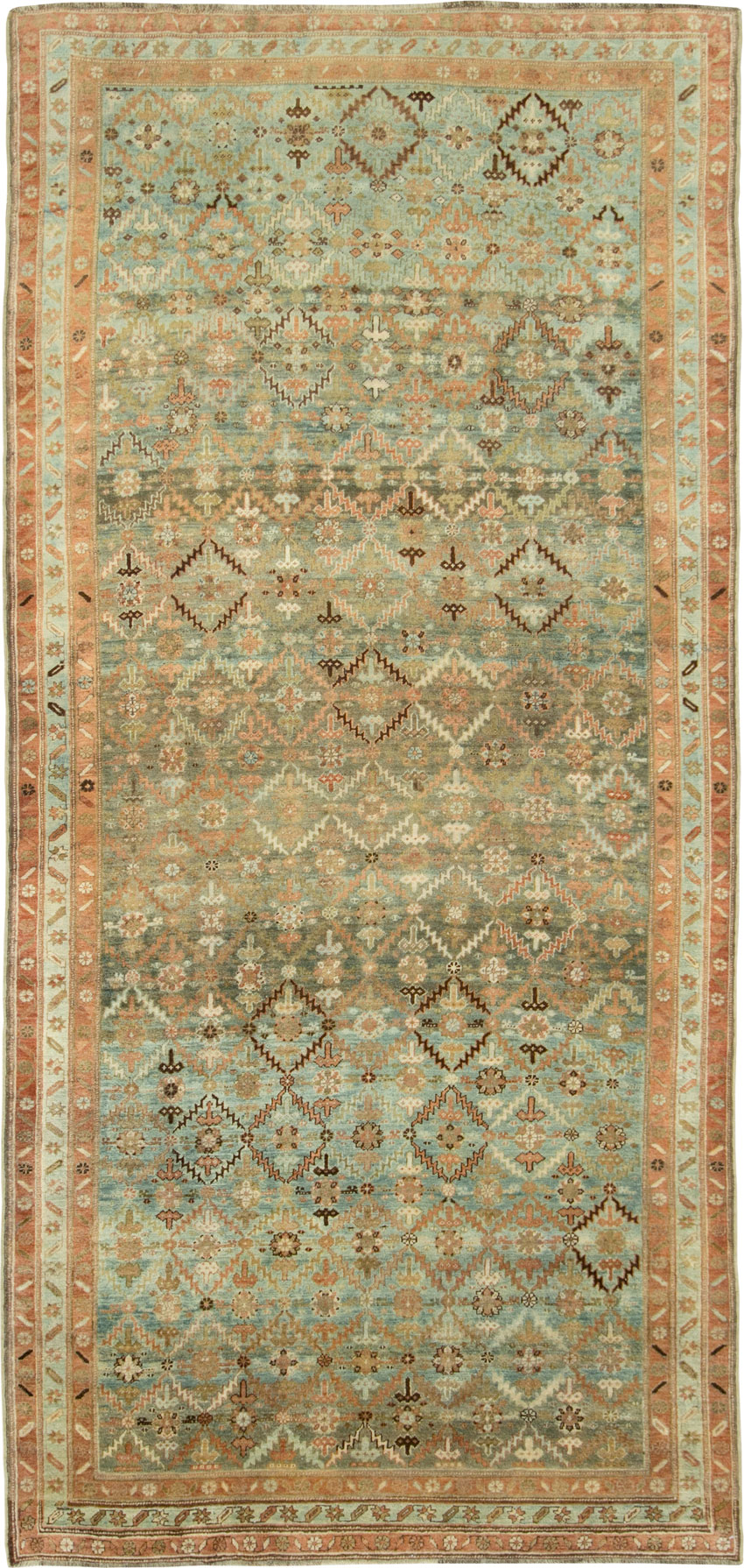 Antique Caucasian Karabagh Gallery Rug, No.27624 - Galerie Shabab