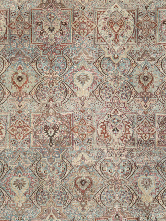 Antique Persian Mashad Carpet, No.27627 - Galerie Shabab