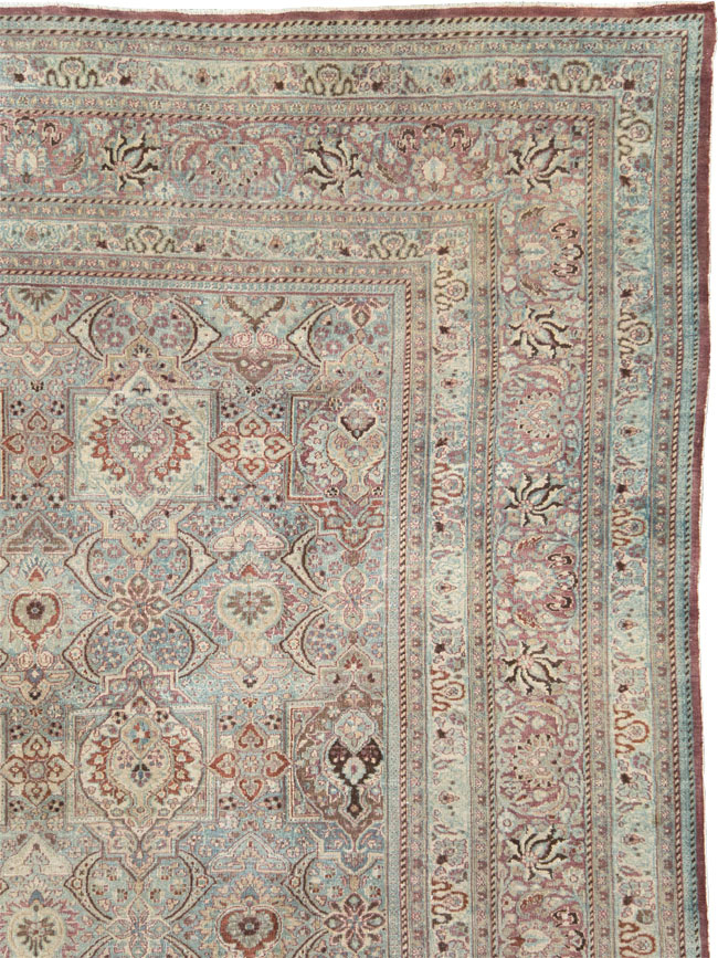 Antique Persian Mashad Carpet, No.27627 - Galerie Shabab