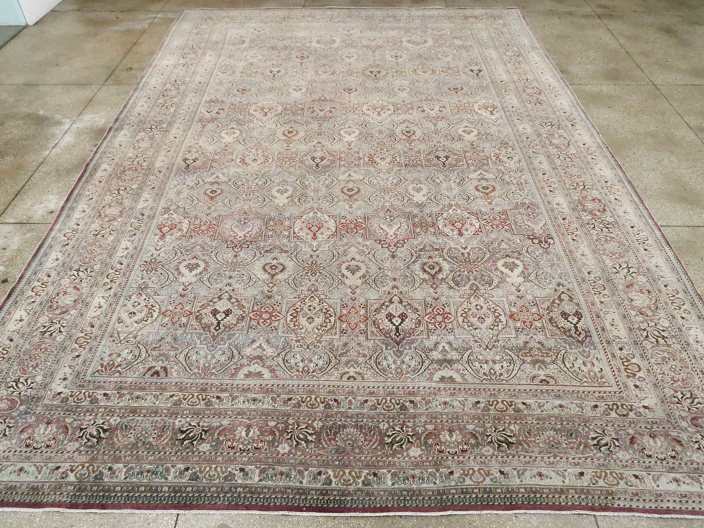 Antique Persian Mashad Carpet, No.27627 - Galerie Shabab